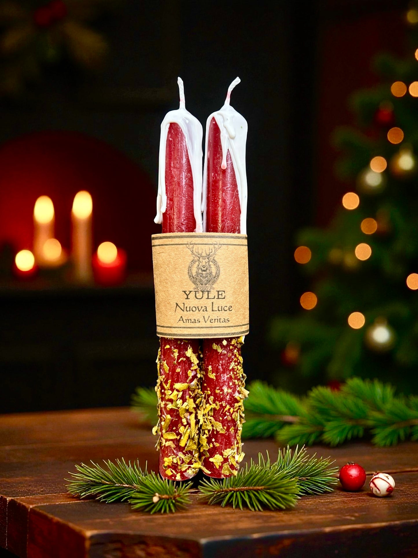 Candele ritualizzate per Yule