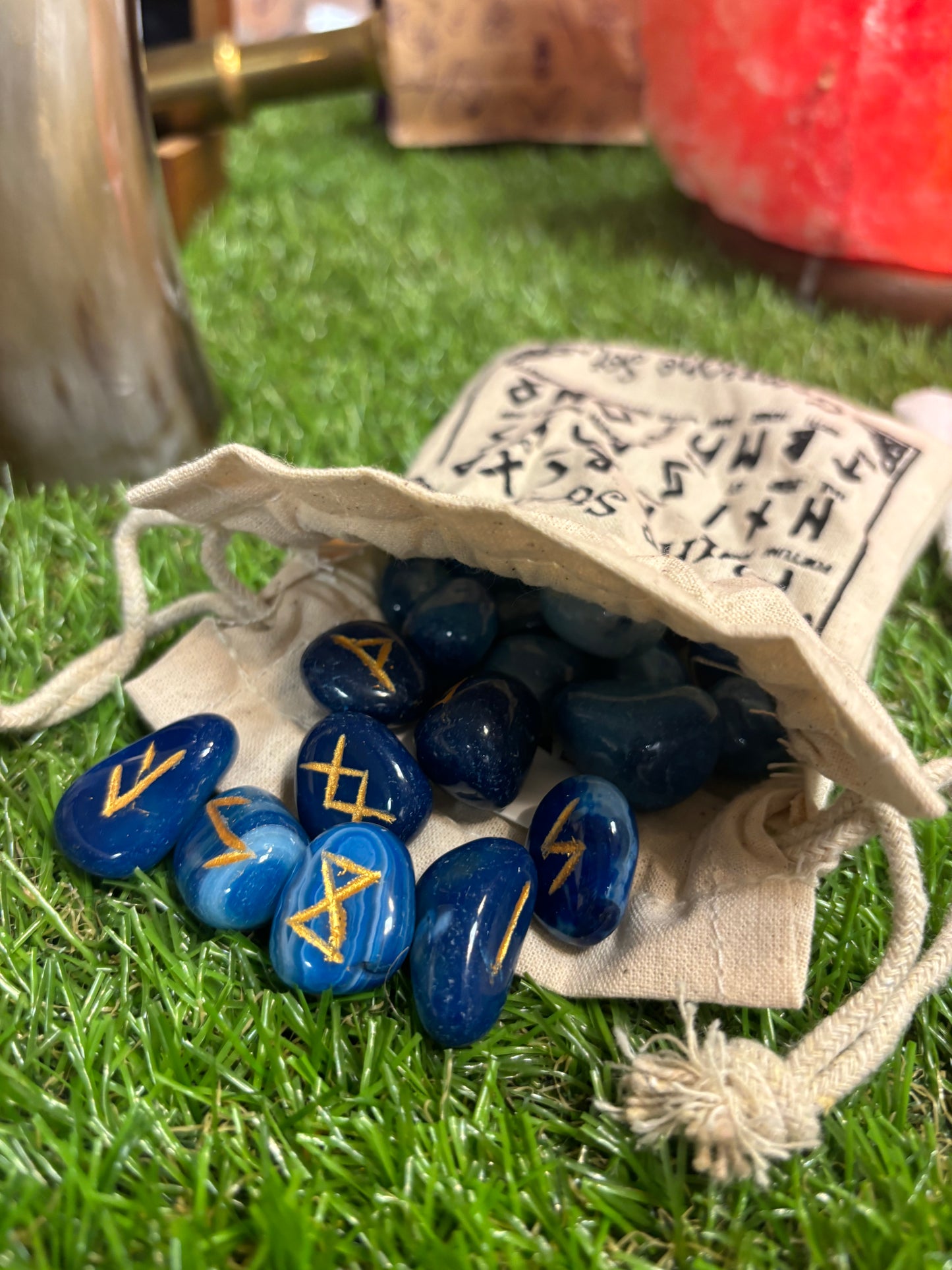 Rune in pietra semi preziosa