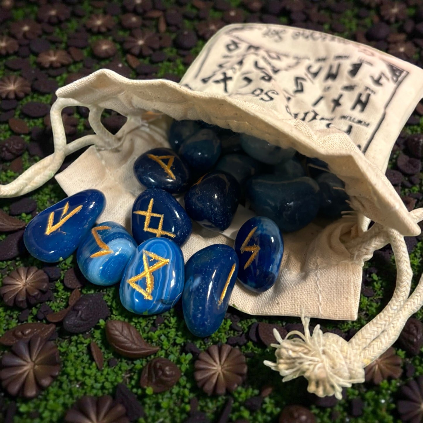 Rune in pietra semi preziosa