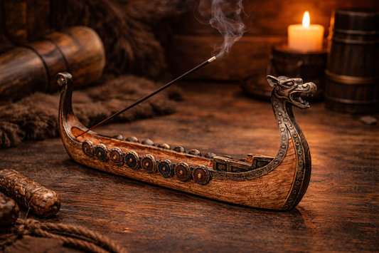 Nave vichinga porta incensi