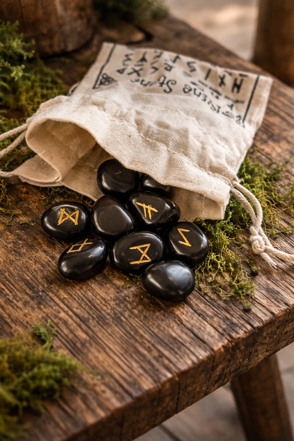 Rune in pietra semi preziosa