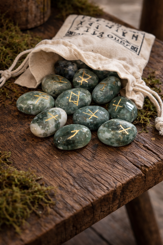 Rune in pietra semi preziosa