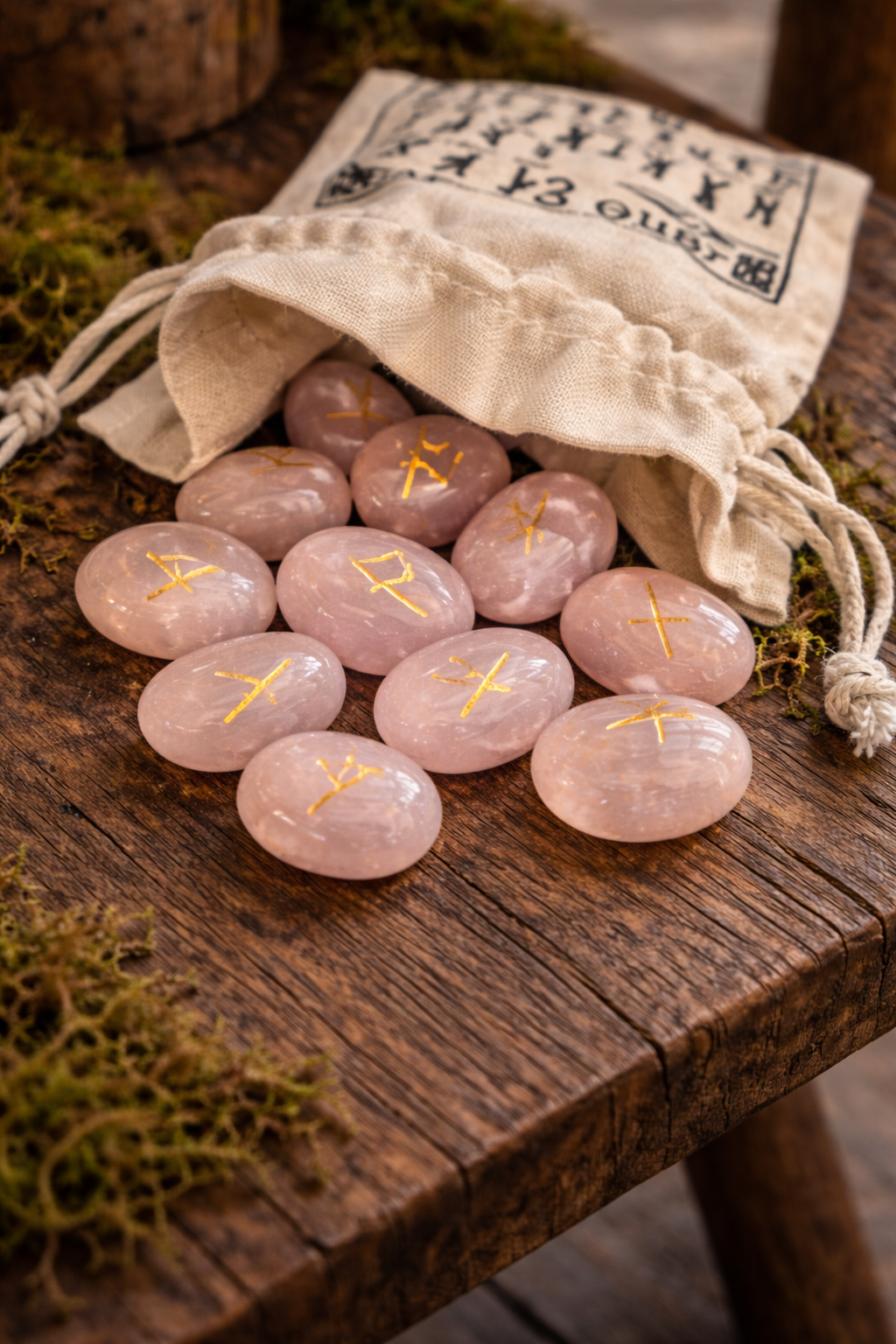 Rune in pietra semi preziosa