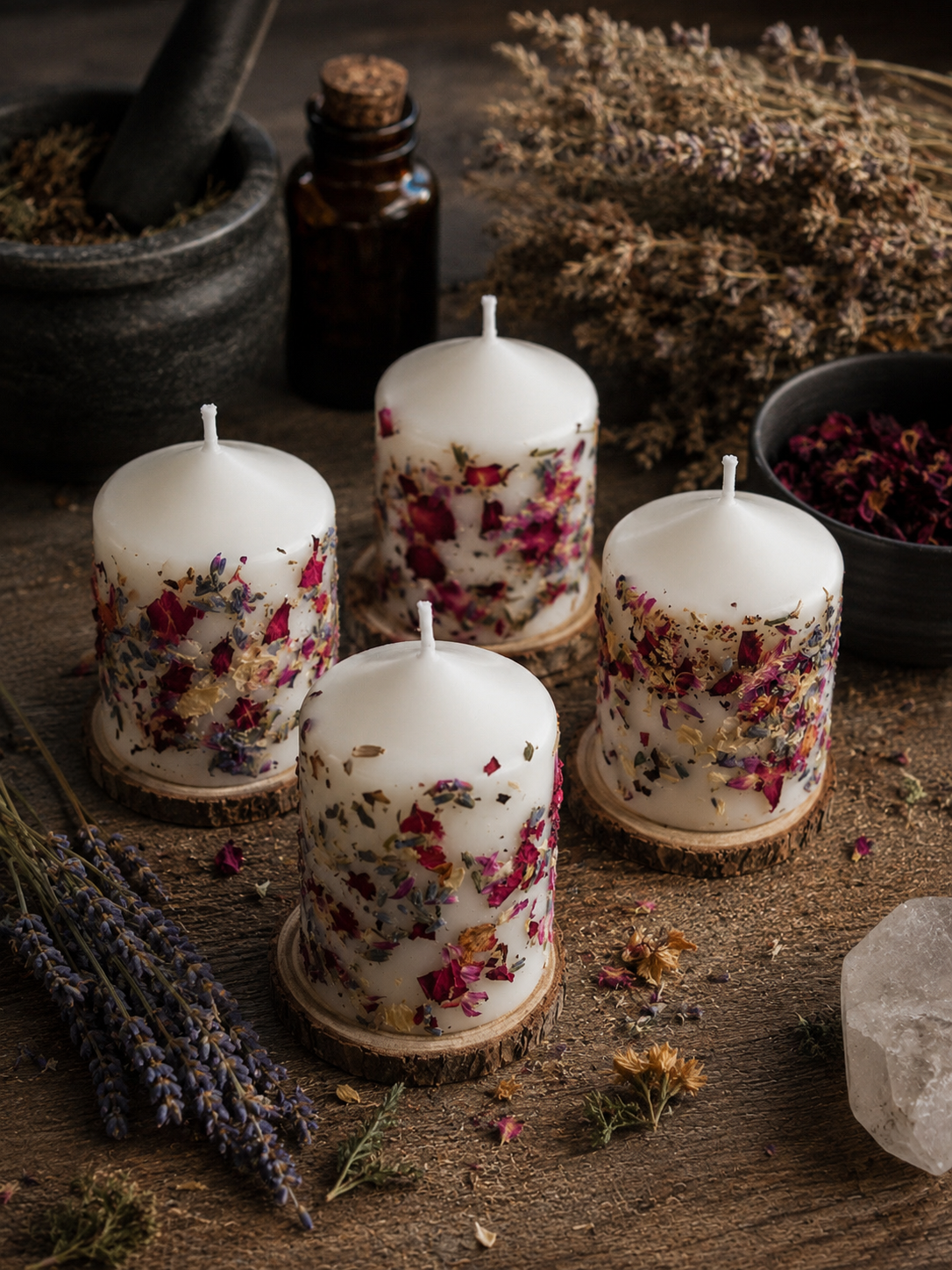 Candele ritualizzate 2pz.