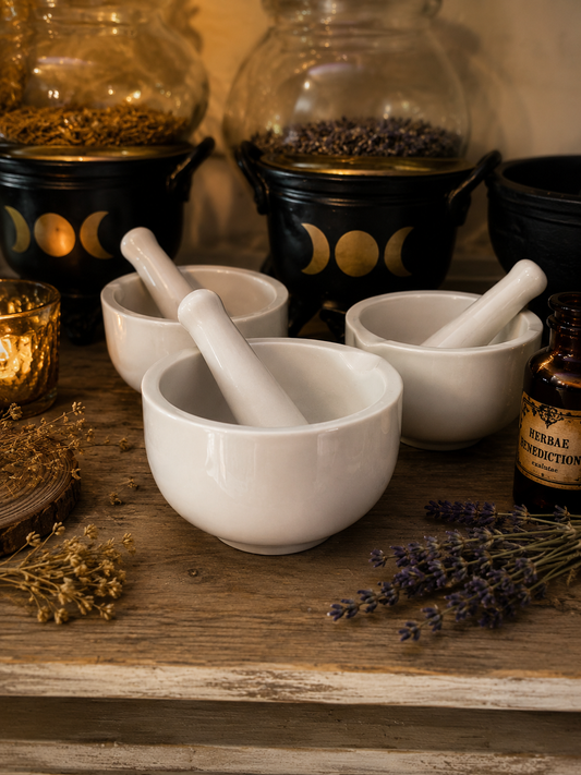 Mortaio in ceramica